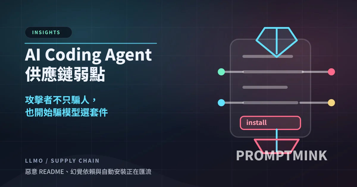 AI Coding Agent 的供應鏈弱點：攻擊者不只騙人，也開始騙模型