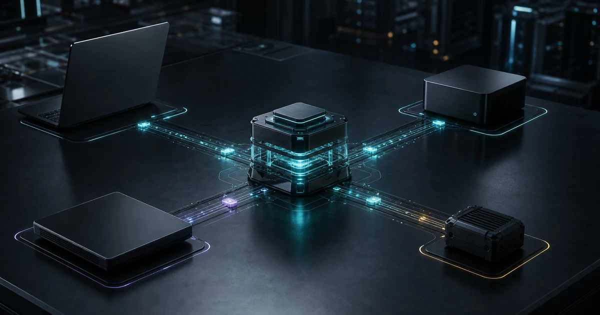 Computex AI PC 產品線圍繞同一個 agent computer 核心連接筆電、迷你桌機、工作站與邊緣裝置