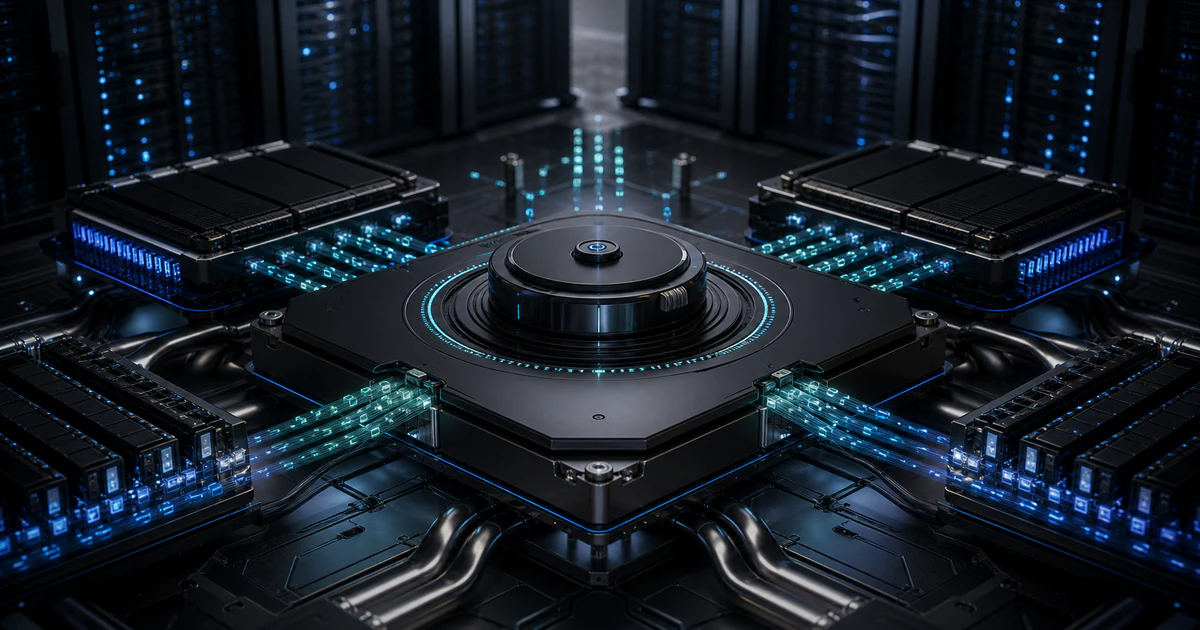黑色 CPU 調度平台把 agentic inference 任務分配到加速器、記憶體與伺服器機櫃
