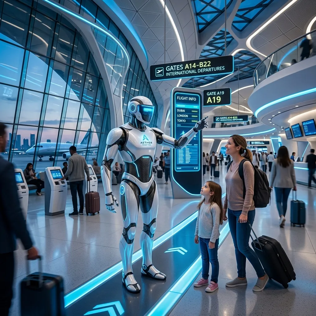 「實體 AI」正式走出電腦：人形機器人大軍進駐機場與物流，百萬藍領面臨世紀淘汰戰