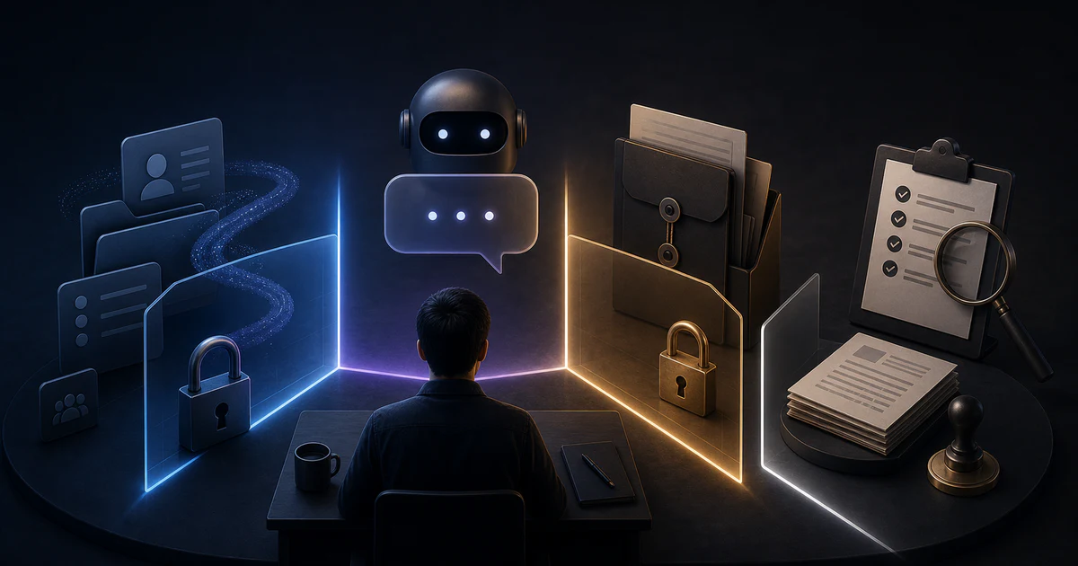公司還沒訂 AI 規範時，上班族該自己畫的三條界線：個資不進對話框、未公開資訊當機密、對外產出要覆核
