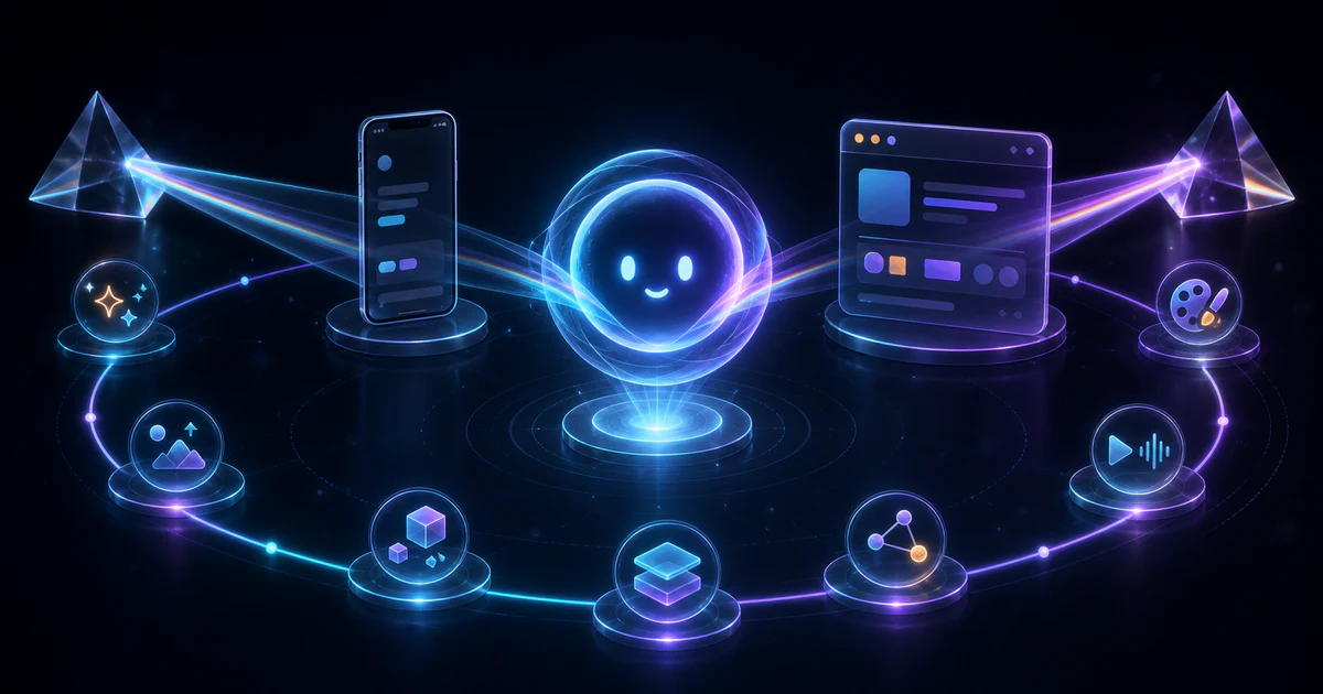 Google Gemini 新手教學封面：零基礎第一次使用 Gemini，網頁與手機 App 登入、免費版能做什麼、和 ChatGPT 差在哪的圖文指南