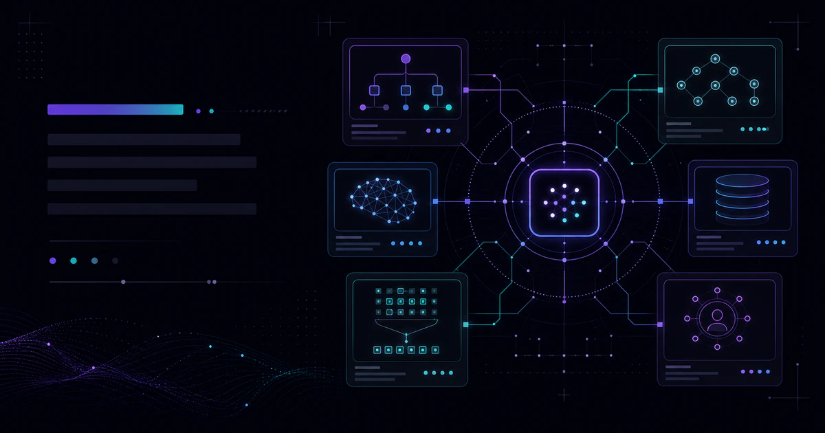 Mason AI Lab tech article hero for AI Agent 設計模式 2026:ReAct / ReWOO / CodeAct / Reflection 7 模式決策樹