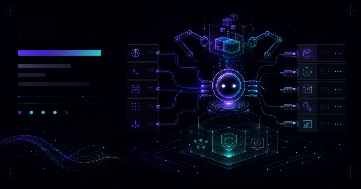 Mason AI Lab tech article hero for AI Agent 從零自建完整教學（用 Claude Code + MCP）：週末 90 分鐘做出自動化分身