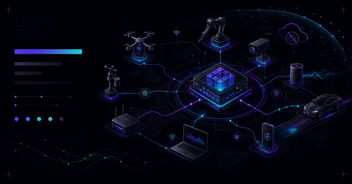 Mason AI Lab tech article hero for 邊緣 AI：不需要雲端，手機就能跑 AI