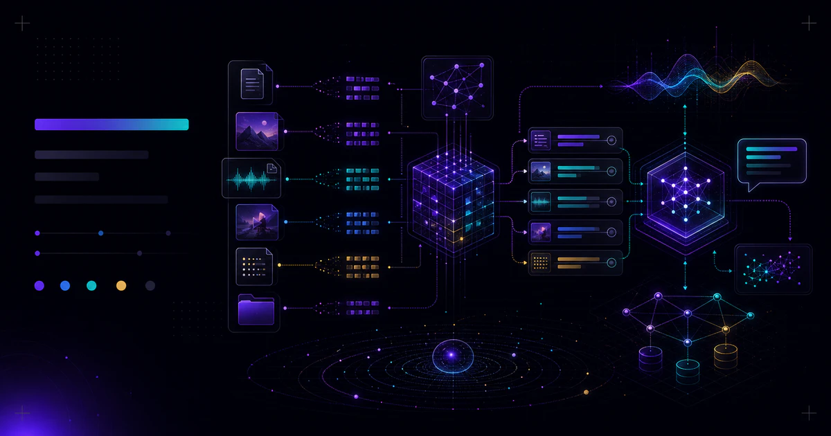 Mason AI Lab tech article hero for Gemini API File Search 支援 multimodal RAG：圖片、文字、PDF 可以一起檢索了
