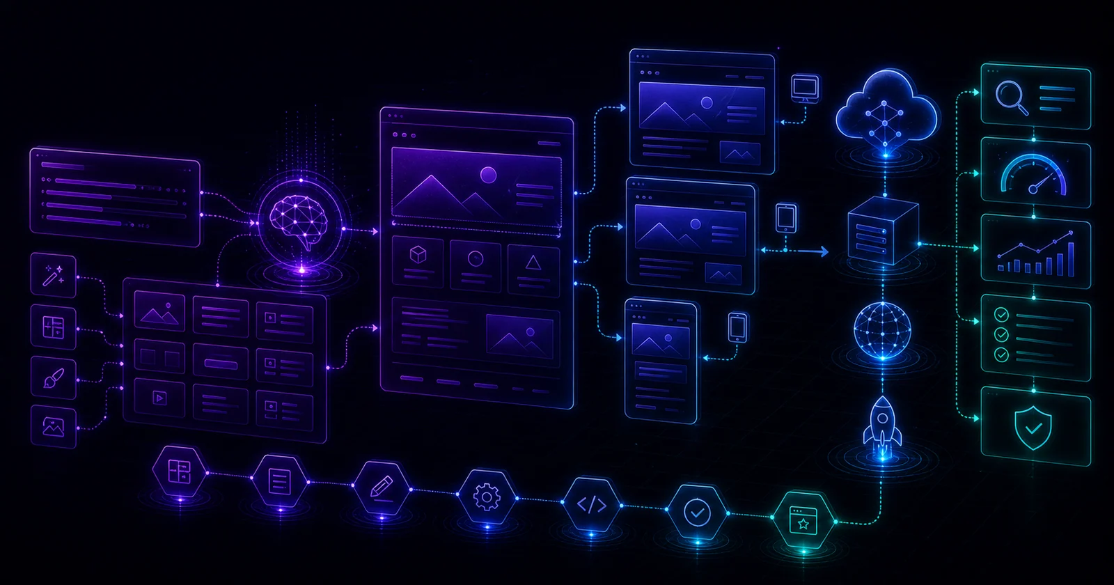 AI 網站建置工具 Wix Webflow Framer 比較