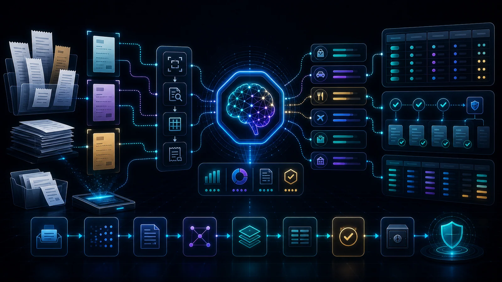 Dext AI Assist 收據發票分類與欄位建議流程