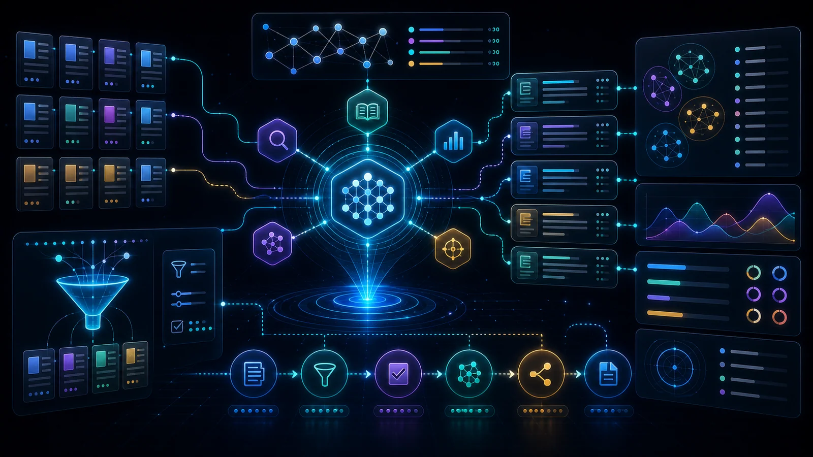 Elicit AI 將研究問題轉成文獻搜尋、表格抽取與報告流程