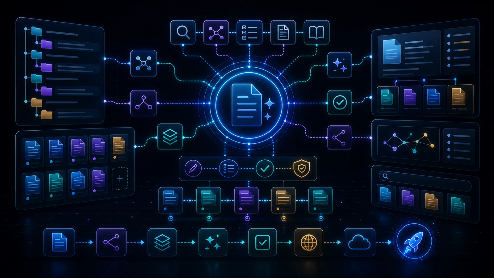GitBook AI 文件工作流示意