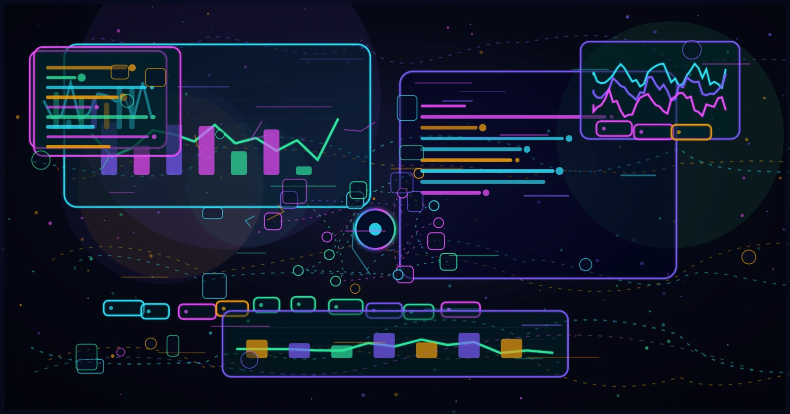 Make AI Agents 在 scenario canvas 中連接 tools 與 knowledge 的示意圖