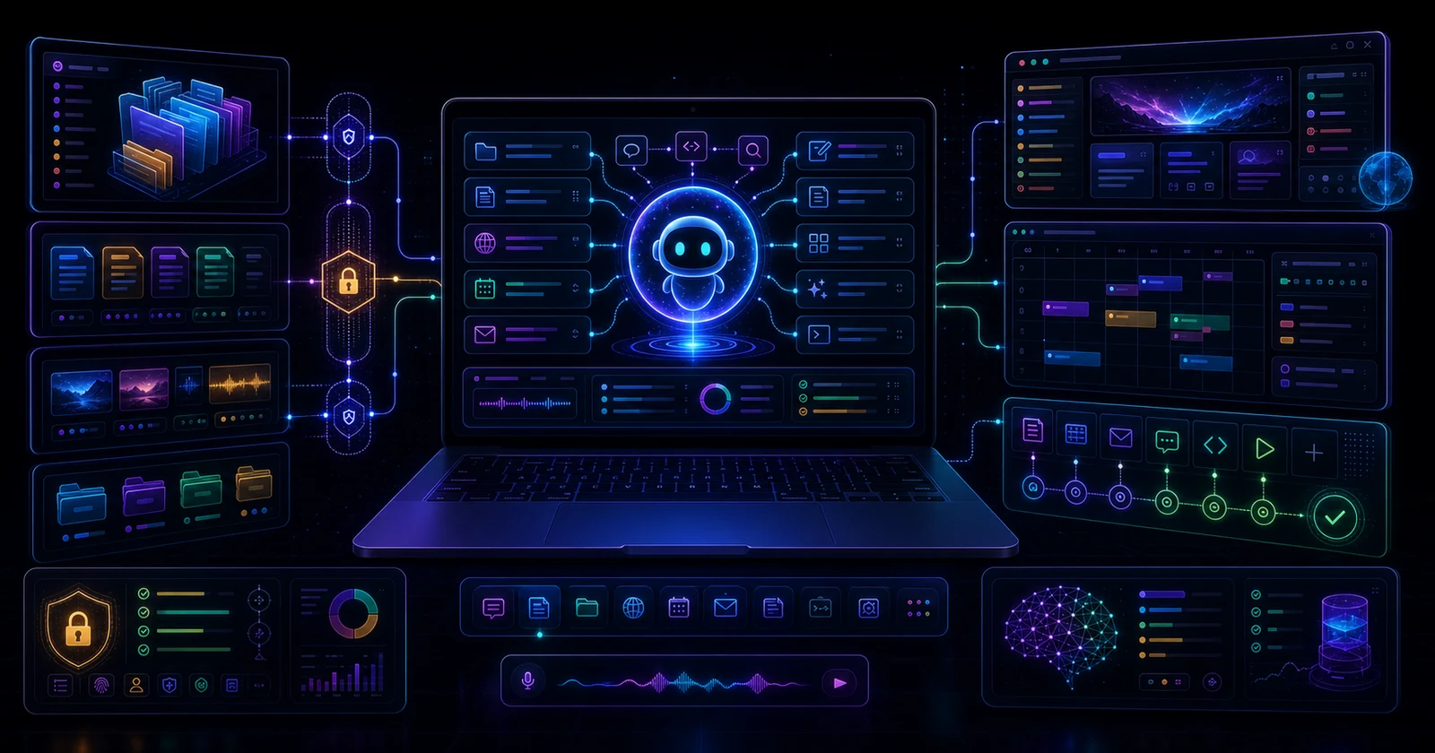 Perplexity Personal Computer 在 Mac 上跨本機檔案 app connector 與網頁執行任務