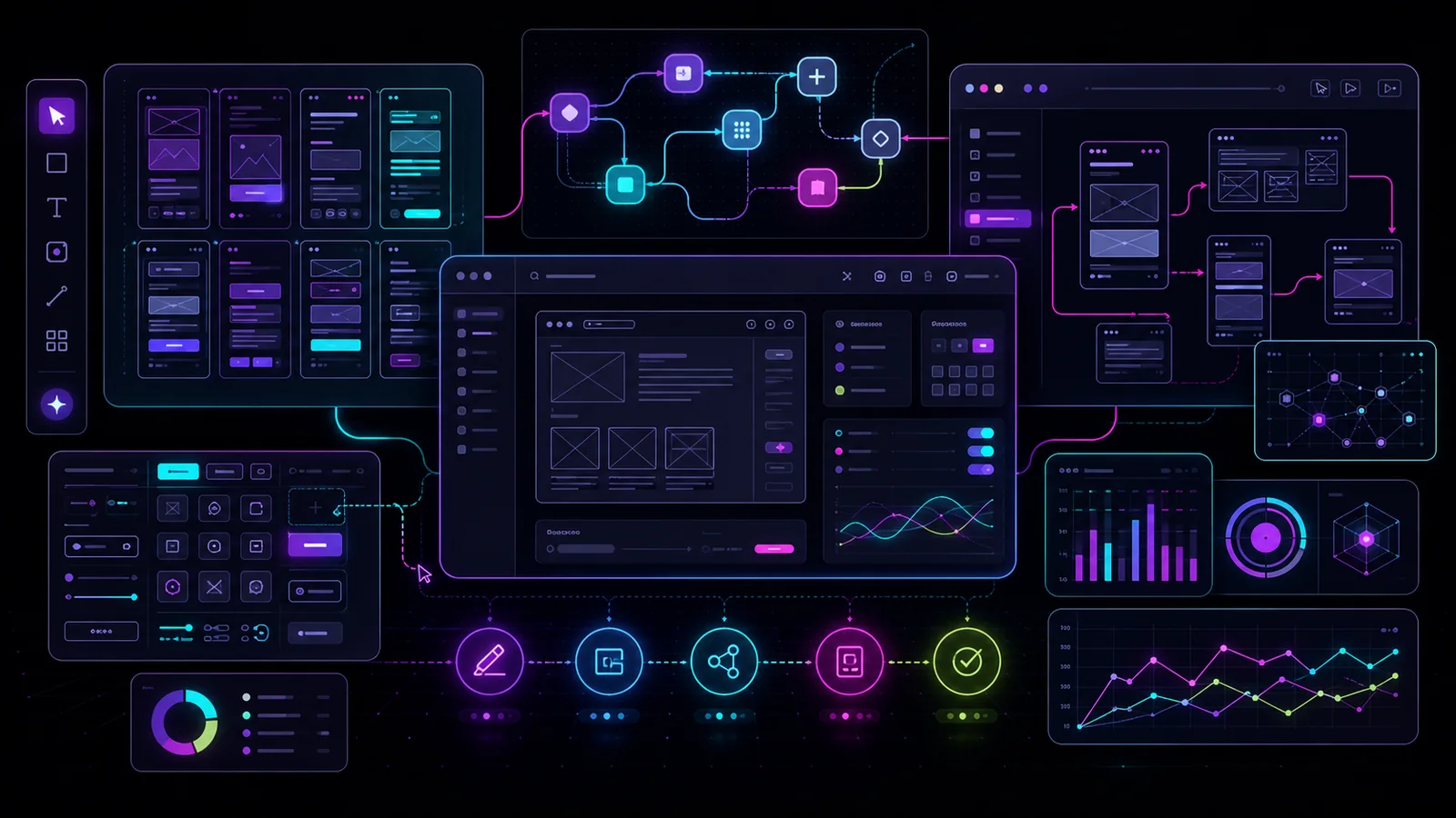 Visily AI wireframe 與 prototype 流程